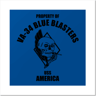 VA-34 Blue Blasters - USS America Posters and Art